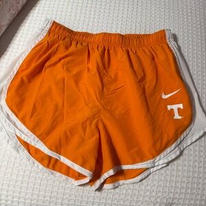 Tennessee Vols Nike running shorts.